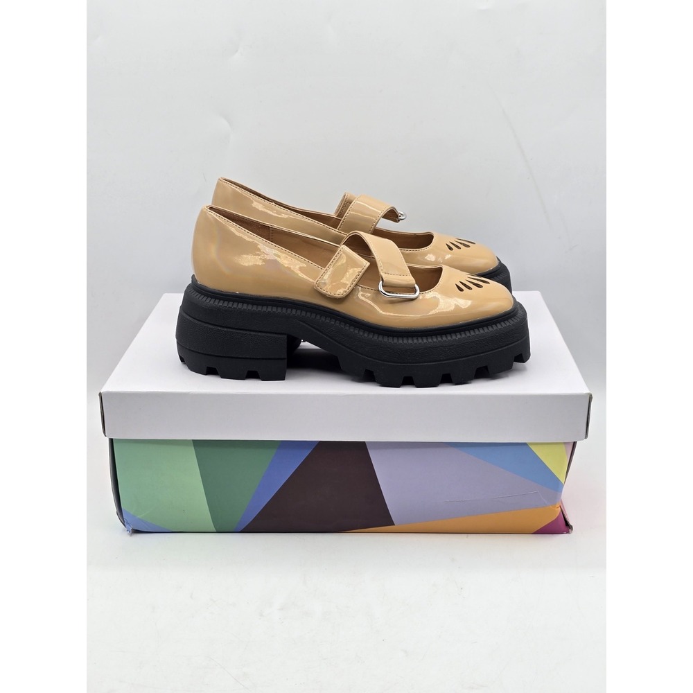 Katy Perry Women's Geli Combat Mary Jane Shoes Size 5M Biscotti Color NWOB - Picture 5 of 14